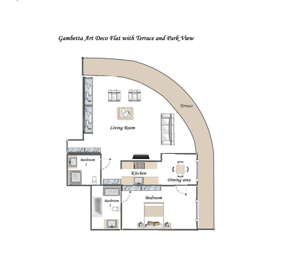 Apartamento Victor Hugo - Modern And Sunny, Terrace, 2 Baths Niza Exterior foto